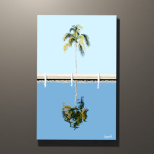 Palm Reflection Canvas