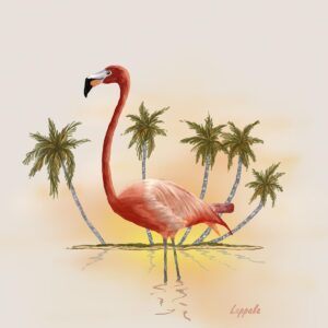 Flamingo Mini Canvas